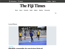 Tablet Screenshot of fijitimes.com