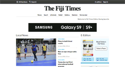 Desktop Screenshot of fijitimes.com.fj